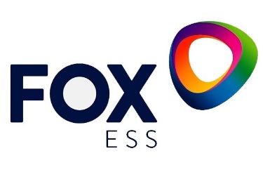 alt= Fox ESS logo on a white background.